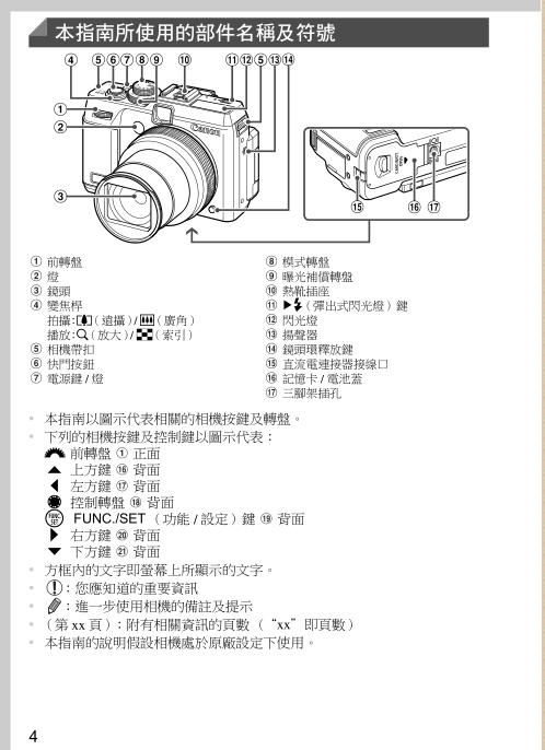 佳能g1x使用說明書